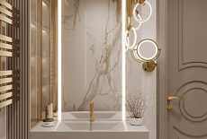 Дизайн проект ванной комнаты от Насыровой Ксении